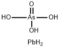 dioxidoarsinic acid: lead(+2) cation Struktur