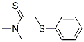 Ethanethioamide,  N,N-dimethyl-2-(phenylthio)- Struktur