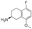 2-Naphthalenamine,5-fluoro-1,2,3,4-tetrahydro-8-methoxy-,(S)-(9CI) Struktur