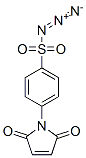 4-(2,5-dihydro-2,5-dioxo-1H-pyrrol-1-yl)benzene-1-sulphonyl azide Struktur