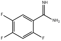 2,4,5-TRIFLUORO-BENZAMIDINE Struktur