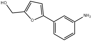 [5-(3-AMINO-PHENYL)-FURAN-2-YL]-METHANOL Struktur