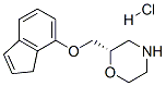 indeloxazine hydrochloride Struktur