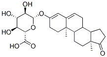 (2S,3S,4S,5R,6S)-6-[[(10R,13S)-10,13-dimethyl-17-oxo-1,2,7,8,9,11,12,14,15,16-decahydrocyclopenta[a]phenanthren-3-yl]oxy]-3,4,5-trihydroxy-oxane-2-carboxylic acid Struktur