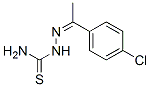 4'-CHLOROACETOPHENONETHIOSEMICARBAZONE Struktur