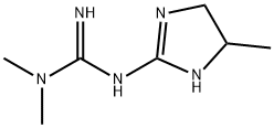 Guanidine, N-(4,5-dihydro-4-methyl-1H-imidazol-2-yl)-N,N-dimethyl- (9CI) Struktur