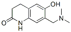 2(1H)-Quinolinone, 7-[(dimethylamino)methyl]-3,4-dihydro-6-hydroxy- (9CI) Struktur