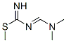 Carbamimidothioic acid, [(dimethylamino)methylene]-, methyl ester (9CI) Struktur