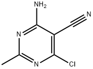 4-AMINO-6-CHLORO-2-METHYLPYRIMIDINE-5-CARBONITRILE