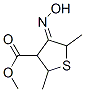 3-Thiophenecarboxylicacid,tetrahydro-4-(hydroxyimino)-2,5-dimethyl-,methylester(9CI) Struktur