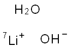 LITHIUM-7 HYDROXIDE MONOHYDRATE Struktur