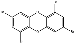 1,3,6,8-Tetrabromodibenzo[1,4]dioxin Struktur