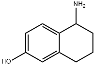 5-AMINO-5,6,7,8-TETRAHYDRONAPHTHALEN-2-OL Struktur