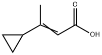 (Z)-3-cyclopropylbut-2-enoic acid Struktur