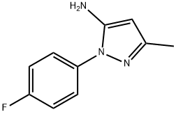 2-(4-FLUORO-PHENYL)-5-METHYL-2H-PYRAZOL-3-YLAMINE Struktur