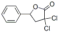 3,3-dichlorodihydro-5-phenylfuran-2(3H)-one Struktur