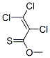 2,3,3-trichloro-1-methoxy-prop-2-ene-1-thione Struktur