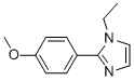 1H-Imidazole,1-ethyl-2-(4-methoxyphenyl)-(9CI) Struktur