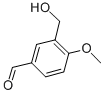 3-HYDROXYMETHYL-4-METHOXY-BENZALDEHYDE Struktur