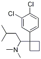 1-(1-(3,4-dichlorophenyl)cyclobutyl)-N,N,3-triMethylbutan-1-aMine Struktur