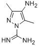 1H-Pyrazole-1-carboximidamide,4-amino-3,5-dimethyl- Struktur