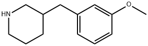 3-(3-METHOXY-BENZYL)-PIPERIDINE Struktur