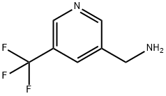 C-(5-Trifluoromethyl-pyridin-3-yl)-methylamine Struktur