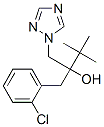 2-(2-Chlorobenzyl)-1-(1H-1,2,4-triazol-1-yl)-3,3-dimethyl-2-butanol Struktur