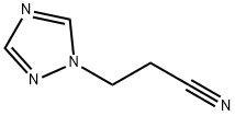 1H-1,2,4-Triazole-1-propanenitrile(9CI) Struktur