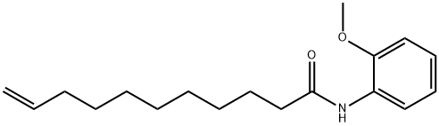 o-Methoxyphenylundecylenanilide Struktur