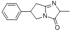 3H-Pyrrolo(1,2-a)imidazol-3-one, 2,5,6,7-tetrahydro-2-methyl-6-phenyl- Struktur