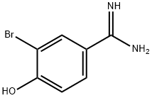 3-bromo-4-hydroxybenzamidine Struktur