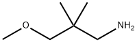 3-METHOXY-2,2-DIMETHYLPROPYLAMINE Struktur