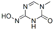 1,3,5-Triazine-2,4(1H,3H)-dione,1-methyl-,4-oxime(9CI) Struktur