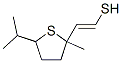 Ethenethiol, 2-[tetrahydro-2-methyl-5-(1-methylethyl)-2-thienyl]- (9CI) Struktur