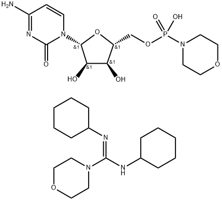 Cytidine 5'-PhosphoroMorpholidate N,N'-Dicyclohexyl-4-MorpholinecarboxiMidaMide Struktur