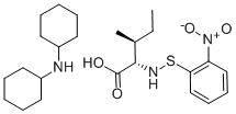 N-2-NITROPHENYLSULFENYL-L-ISOLEUCINE DICYCLOHEXYLAMMONIUM SALT Structure