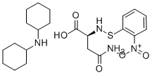 N-(2-NITROPHENYLSULFENYL)-L-ASPARAGINE (DICYCLOHEXYLAMMONIUM) SALT Struktur