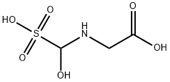 Glycine,  N-(hydroxysulfomethyl)- Struktur