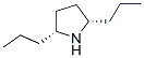 Pyrrolidine, 2,5-dipropyl-, (2R,5S)- (9CI) Struktur