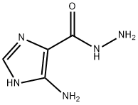 1H-Imidazole-4-carboxylicacid,5-amino-,hydrazide(9CI) Struktur