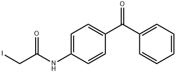 BENZOPHENONE-4-IODOACETAMIDE Struktur