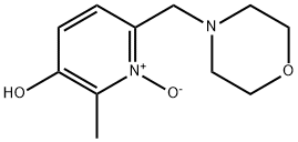 3-Pyridinol, 2-methyl-6-(4-morpholinylmethyl)-, 1-oxide (9CI) Struktur