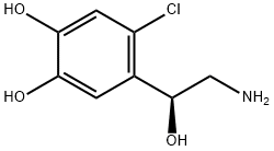 1,2-Benzenediol, 4-[(1S)-2-amino-1-hydroxyethyl]-5-chloro- (9CI) Struktur