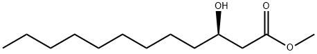 Methyl (3R)-3-hydroxydodecanoate Struktur