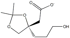 1,3-Dioxolane-4-propanol,2,2-dimethyl-,acetate,(4S)-(9CI) Struktur