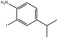 2-IODO-4-(1-METHYLETHYL)BENZENAMINE Struktur