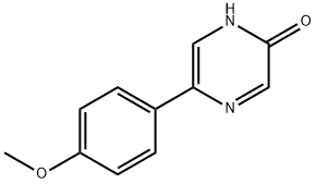 5-(4-METHOXY-PHENYL)-1H-PYRAZIN-2-ONE Struktur