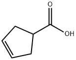 3-Cyclopentene-1-carboxylic acid Structure