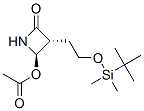 （3R，4R）-3-（R）-1-叔丁基二甲基硅氧乙基-4-乙酰氧基-2-氮環(huán)丁酮 結構式